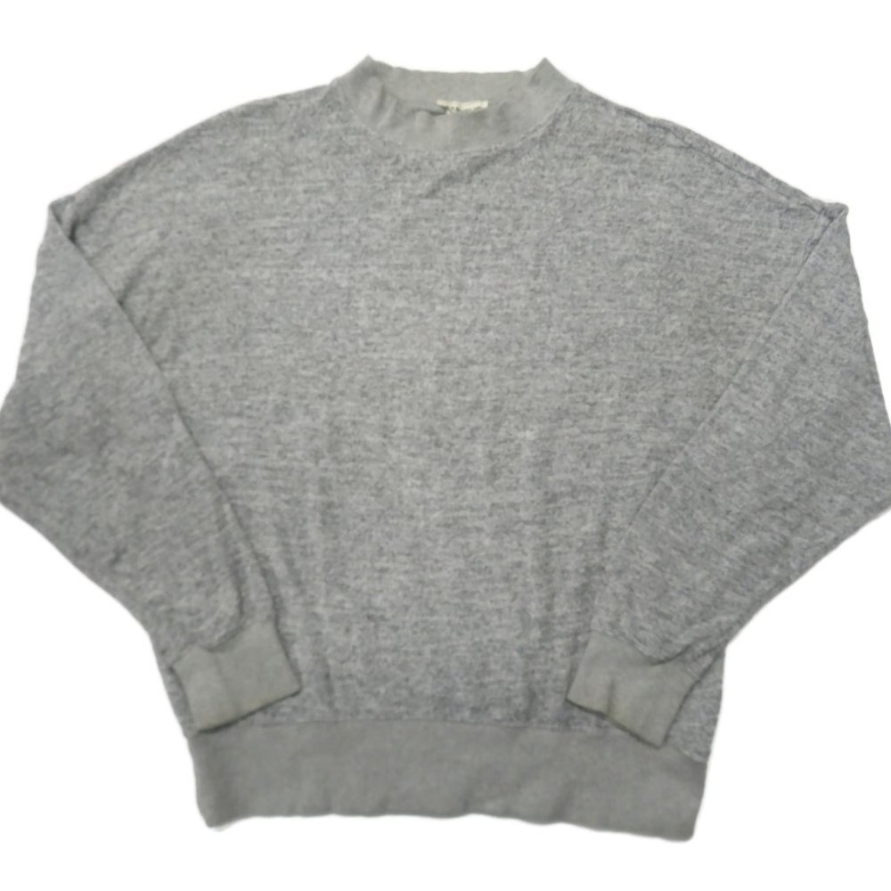For the‎ Republic Sweater Mens Large Gray Soft Light Pullover Loose Oversized